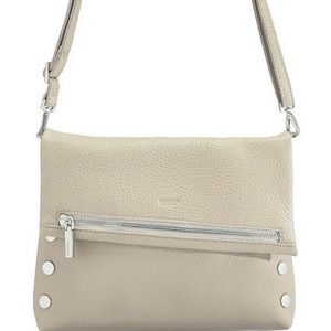 *NEW*HAMMITT VIP Studded Leather Fold-Over Zip Flap Medium Crossbody